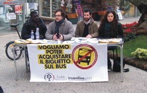 iRS - conf stampa biglietti sul bus