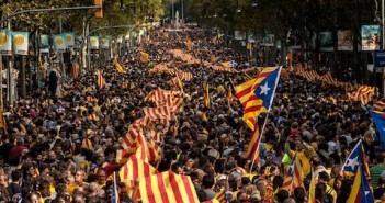 Demonstrations Are Held As Catalans Celebrate Their National Day