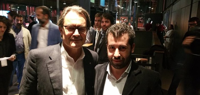 Artur Mas - Presidente della Catalunya e Simone Maulu delegato di iRS