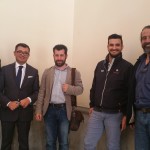 incontro all'università di Sassari con il Prorettore Omar Chessa.