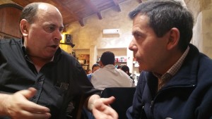 Jordi Mirò Presidente di Estat Català e Pietro Simon Mossa