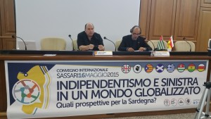 Jordi Miró, Presidente di Estat Català e Presidente de la Federació d’Entitats de la Mediterrània e Mauro Murgia - rappresentante dell'Abkhazia in italia