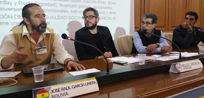 intervento di Raúl García Linera - Analista politico Boliviano e membro del Movimento per il Socialismo